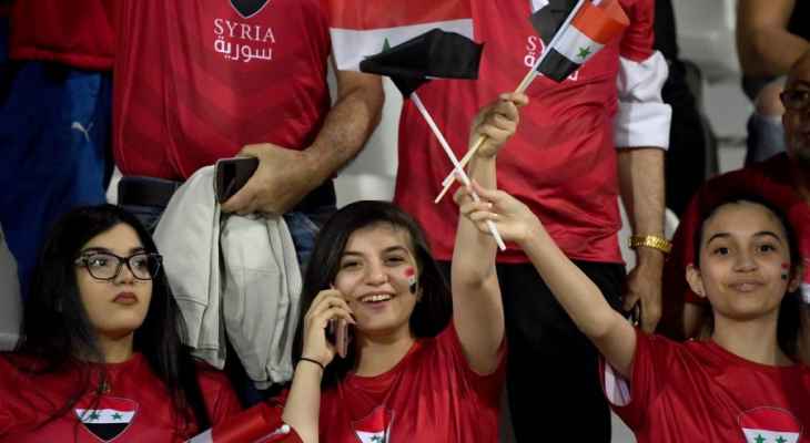 تعادل سوريا مع فلسطين في أول مباراة لهما بكأس آسيا 2019