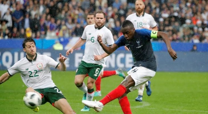 احصاءات مباراة فرنسا وايرلندا وتوليسو افضل لاعب في منتخب الديوك 