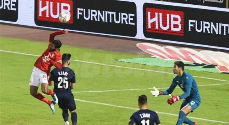 الدوري المصري: تعادل سلبي في موقعة الأهلي وبيراميدز