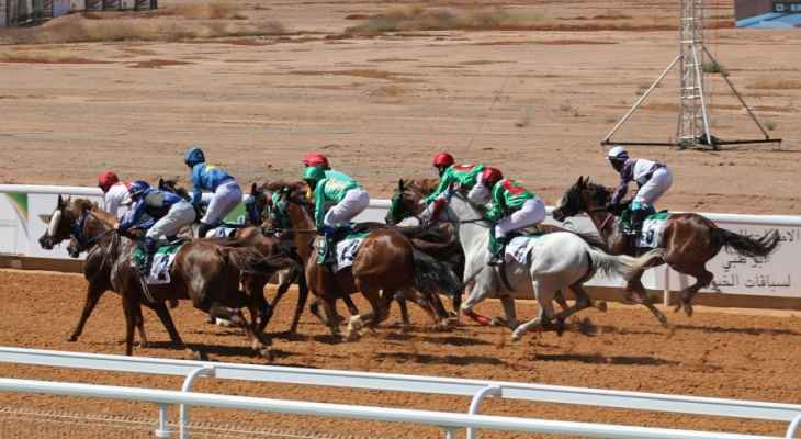 سباق الخيول العربية الأصيلة في مراكش في مهرجان منصور بن زايد‎ 