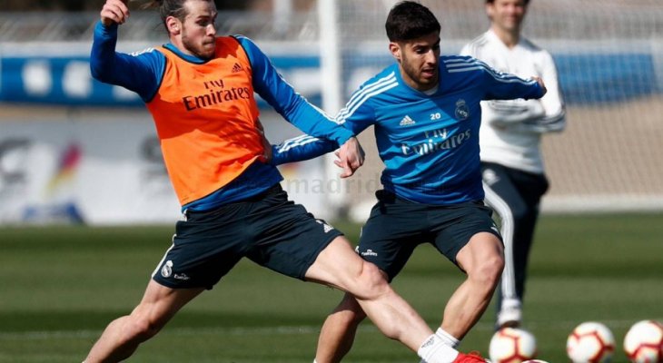ايسكو يشارك في تدريبات ريال مدريد الجماعية