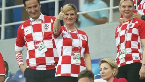 رئيسة كرواتيا لن تتابع لقاء نصف النهائي امام انكلترا