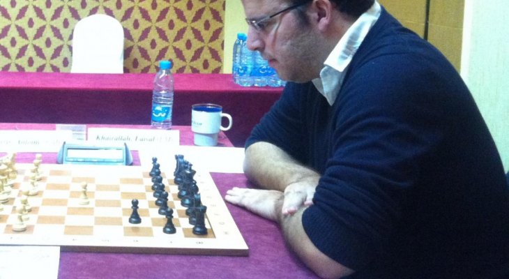 فيصل خيرالله يتصدر ترتيب بطولة لبنان لفردي الرجال للشطرنج 