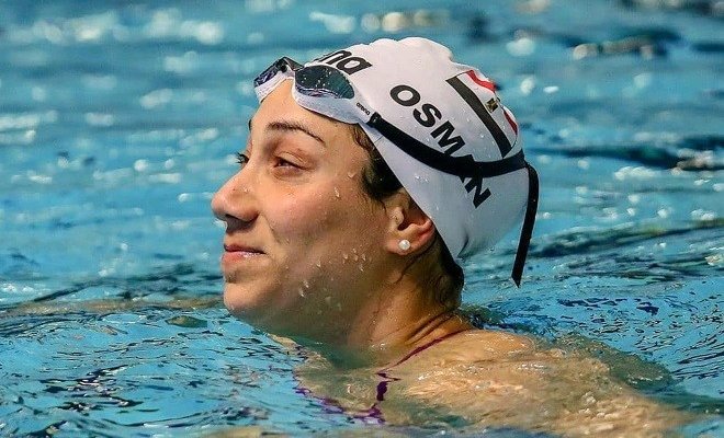 السباحة المصرية فريدة عثمان تتاهل الى اولمبياد طوكيو
