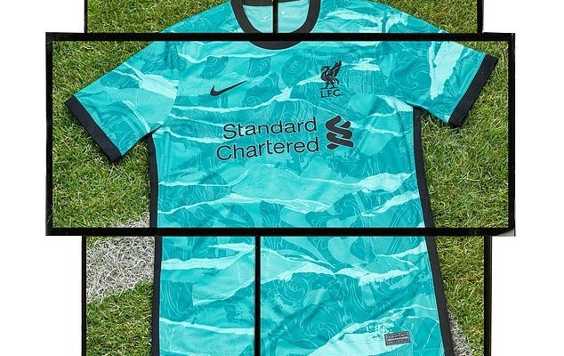 قميص ليفربول لخارج الديار الخاص بموسم 2020 - 2021