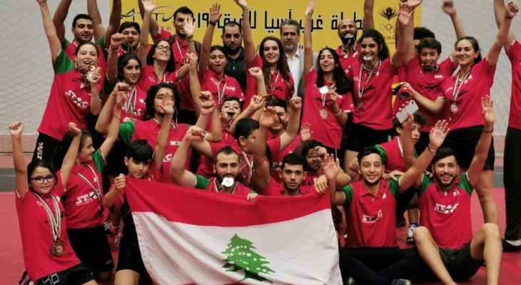 كرة طاولة: ميداليات ملوّنة  لبعثة لبنان في بطولة غرب آسيا