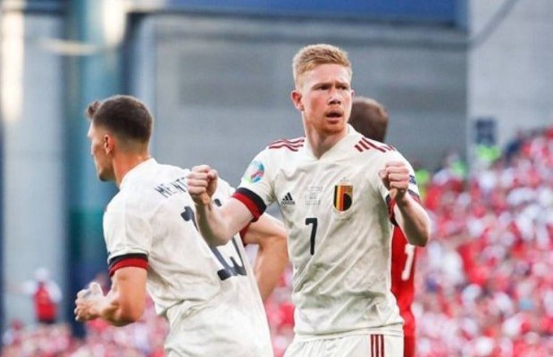 يورو 2020 : دي بروين يقلب موازين اللقاء ويهدي بلجيكا بطاقة التأهل بالفوز على الدنمارك‎