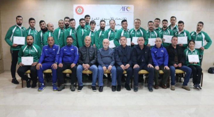 الاتحاد اللبناني لكرة القدم يختتم دورة مدربي فئة C