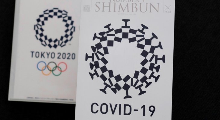 سحب رسم ساخر لفيروس كورونا مستوحى من شعار أولمبياد طوكيو بعد جدل 