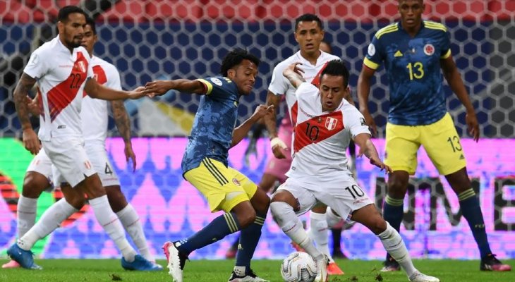 تقييم اداء لاعبي مباراة كولومبيا-بيرو