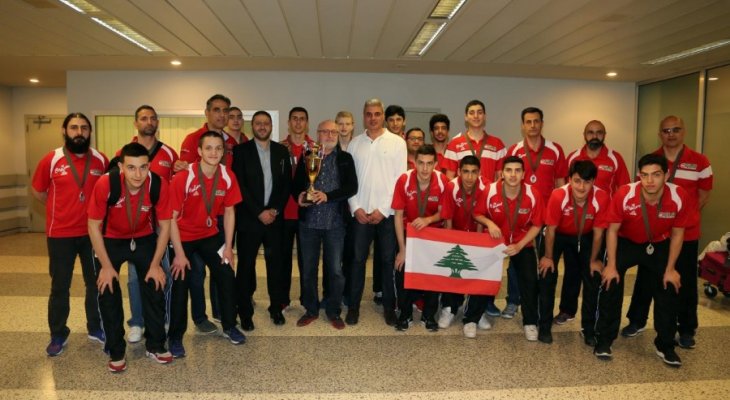  بعثة لبنان للناشئين في كرة السلة عادت من بطولة غرب آسيا