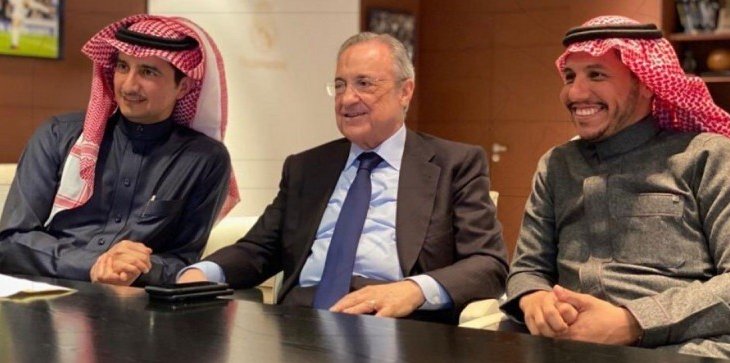 رئيس النصر السعودي في ضيافة رئيس ريال مدريد