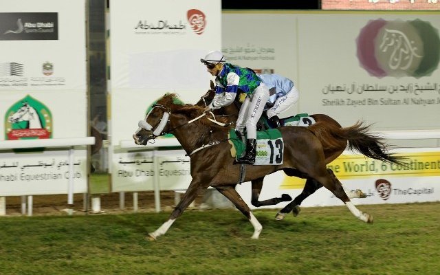 الفارس ريتشارد مولن يفوز بكأس رئيس دولة الإمارات للخيول العربية