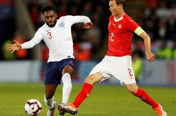 علامات لاعبو المنتخب الانكليزي في مباراتهم الودية امام سويسرا 