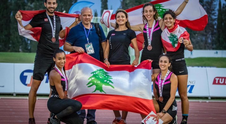 البطولة العربية بألعاب القوى : 3 برونزيات للبنان 