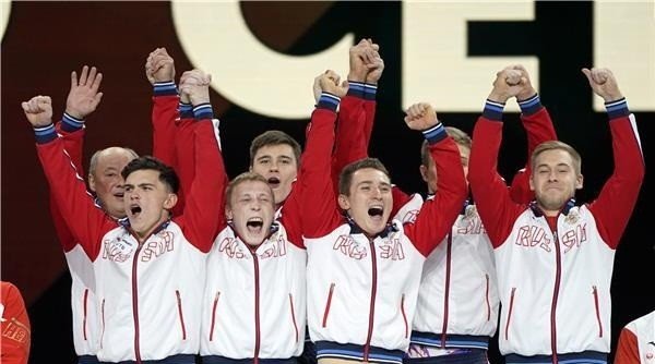 للمرة الاولى روسيا تتوج بلقب بطولة العالم للجمباز