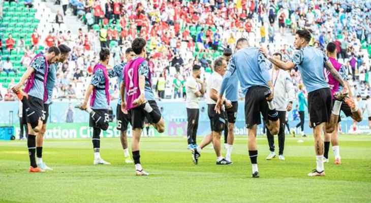 كأس العالم 2022: إنتهاء الشوط الأول بالتعادل السلبي بين الأوروغواي وكوريا الجنوبية