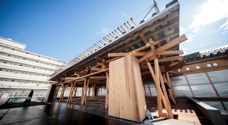 طوكيو 2020: الكشف عن مجمع "فيلاج بلازا" الخشبي على مدخل القرية الاولمبية