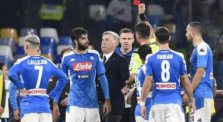 الأخطاء التحكيمية في مباراة نابولي وأتالانتا تصل للبرلمان الايطالي
