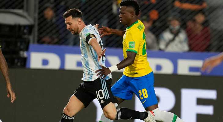تصفيات أميركا الجنوبية: الارجنتين تحجز مكانها في كاس العالم 2022 بعد تعادلها مع البرازيل