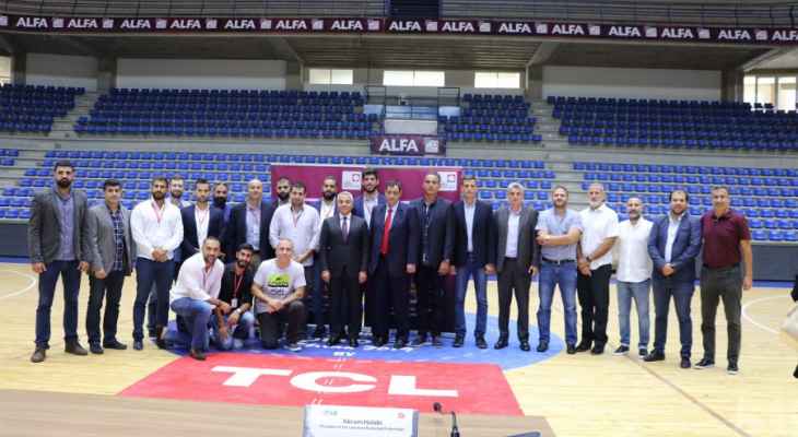 توقيع عقد الرعاية بين شركة الفا والاتحاد اللبناني لكرة السلة 