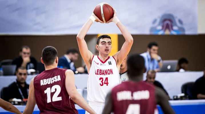 كأس اسيا لكرة السلة تحت 16 عاما: لبنان على بعد خطوة من كأس العالم بعد تخطيه قطر