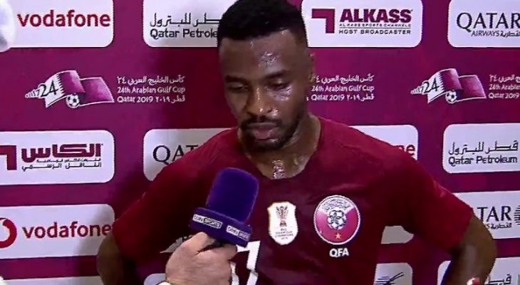 لاعب منتخب قطر إسماعيل محمد : الحظ لم يحالفنا امام السعودية