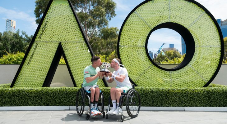 غوردن والفي يحرزان لقب زوجي استراليا المفتوحة على الكرسي المدولب