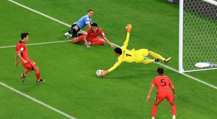 كأس العالم 2022: التعادل السلبي يحكم مواجهة الأوروغواي وكوريا الجنوبية