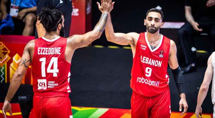 كأس آسيا لكرة السلة​​​​​: لبنان يوجه رسالة شديدة اللهجة للمنافسين ويسقط نيوزيلاندا للمرة الاولى