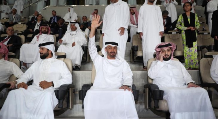 محمد بن زايد يشهد حفل نهائي البطولة العربية للاندية