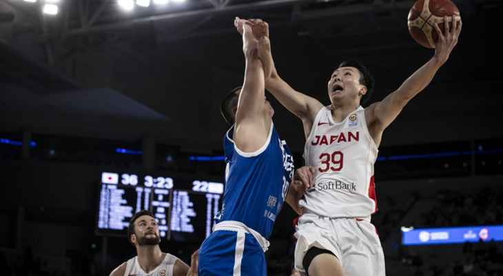 اليابان تتفوق على تايبيه في تصفيات كاس العالم لكرة السلة