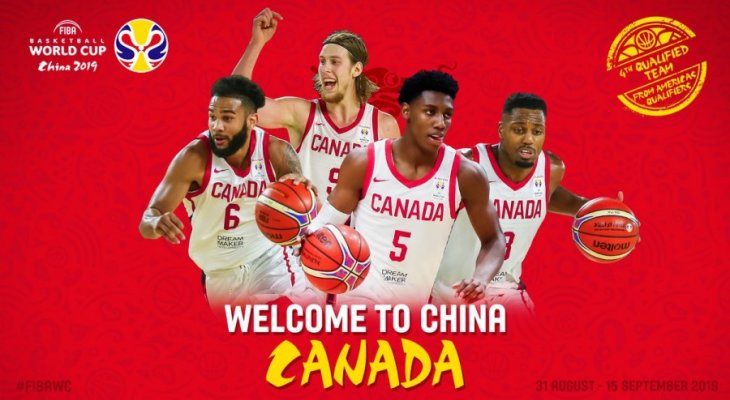 كندا تنضم الى المنتخبات التي ضمنت تاهلها الى مونديال السلة 2019