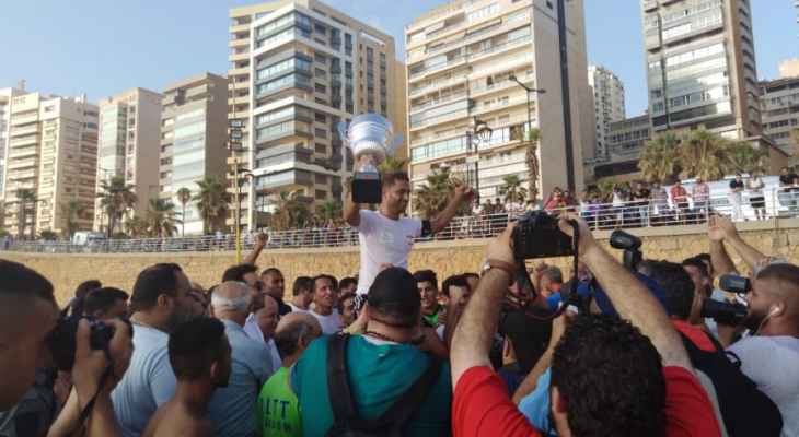 الريجي يتوج للمرة السادسة بلقب بطولة لبنان لكرة القدم الشاطئية
