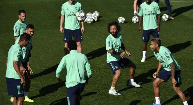 تدريبات ريال مدريد تشهد عودة بايل وجايمس