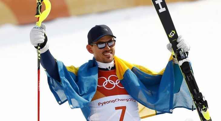 السويدي ميرير أكبر متزلج يفوز بذهبية سباق التعرج الالبي