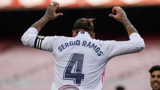 راموس يدخل نادي ال 100 مع ريال مدريد