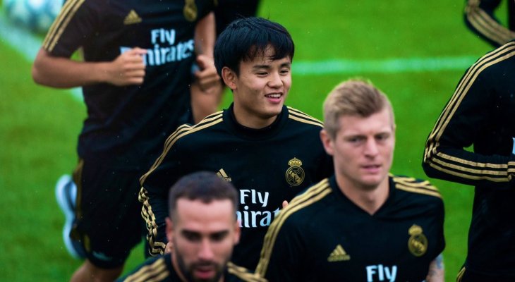 صداع في رأس ريال مدريد بسبب لاعبه الياباني الجديد