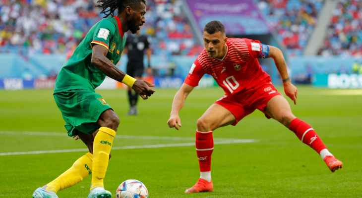 احصاءات مباراة الكاميرون وسويسرا