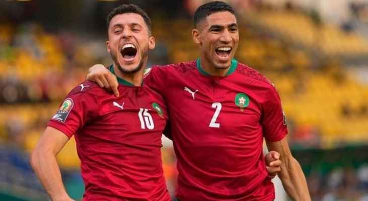 خماسي مغربي في التشكيلة المثالية لافريقيا في 2022