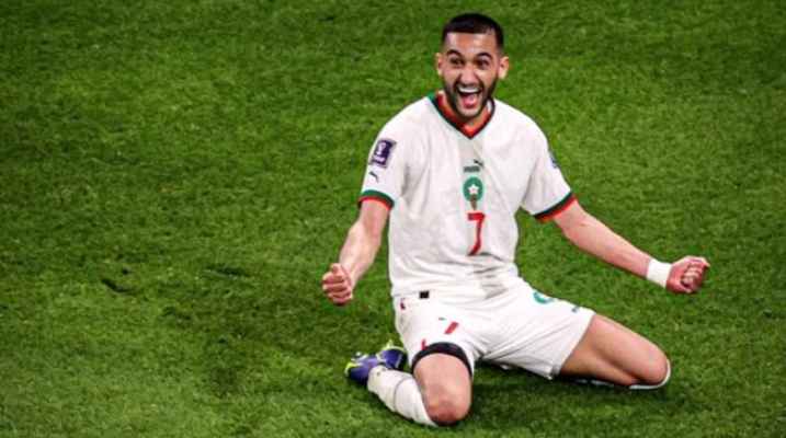 زياش قريب من تحقيق رقم قياسي تاريخي مع منتخب المغرب