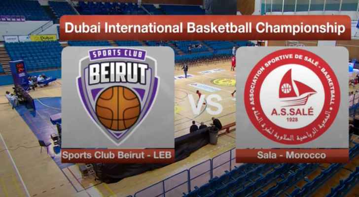 بطولة دبي الـ32 لكرة السلة: بيروت يهزم سلا المغربي بفارق 9 نقاط