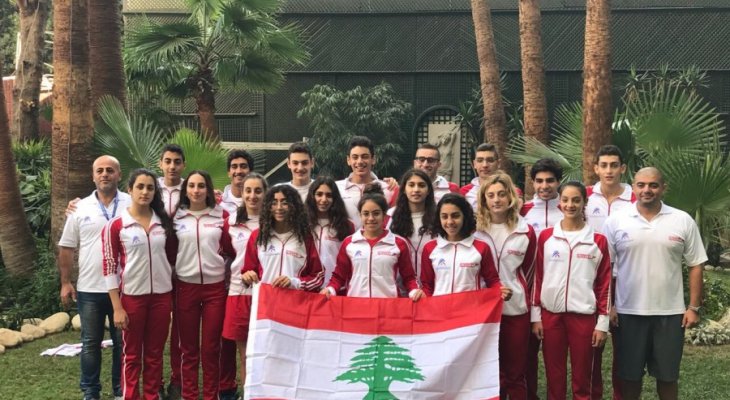 البطولة العربية الـ13 للناشئين في السباحة: 25 ميدالية ملونة للبنان 