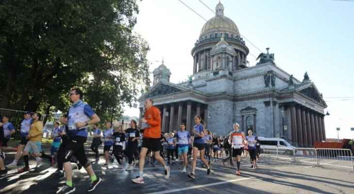 سباق SPIEF Run يضم 1500 شخص ووزير الرياضة الروسي