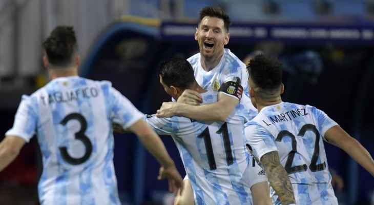 أهم مجريات المباراة بين الأرجنتين والإكوادور