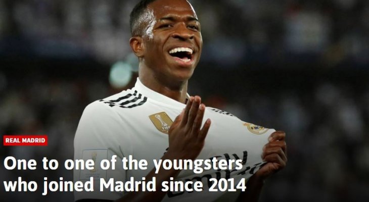 217 مليون يورو قيمة اللاعبين الشباب الذين انضموا للريال منذ 2014