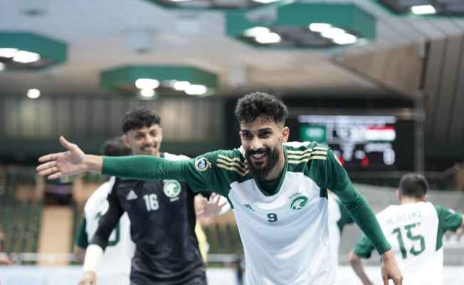 كأس العرب لكرة قدم الصالات: منتخب السعودية يكتسح طاجيكستان