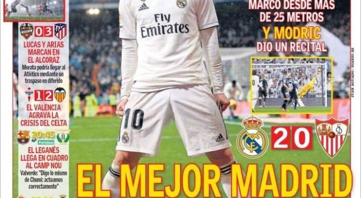 آس: أفضل نسخة لريال مدريد في الموسم