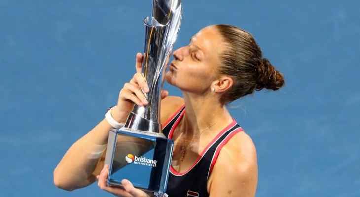بليسكوفا تحرز لقب بطولة برزبين لتنس السيدات