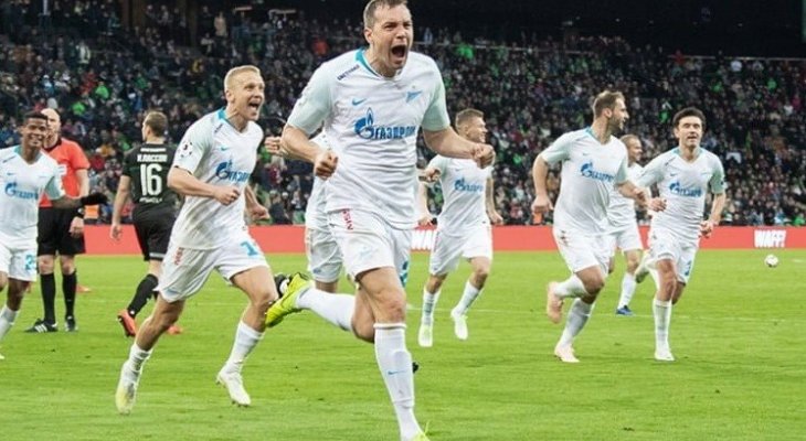زينيت يحرز لقب الدوري الروسي قبل اربع جولات من نهاية الموسم